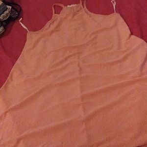 Peach dress